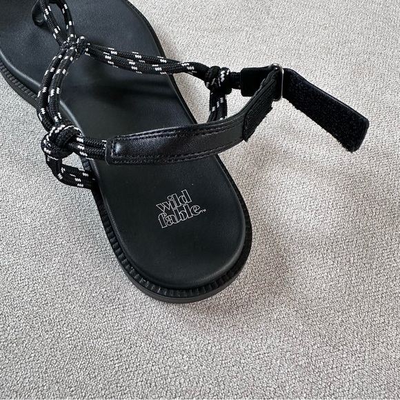Wild Fable Carson Rope Hiking Sandals. Size 7. Black. - Picture 4 of 5